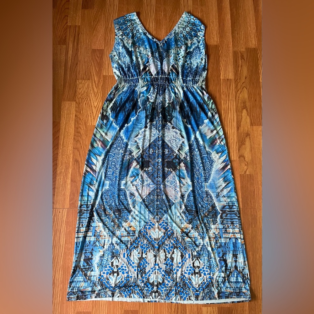 Women’s One World Sleeveless Maxi Dress 2X Worn Once!